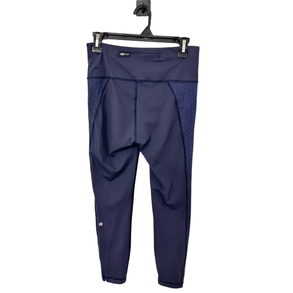 💙⚡ Lululemon Colour Me Quick 7/8 Tight 25” Navy Blue Size 8 Offers Welcome ✨ - Picture 6 of 8